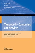 Cover: Trustworthy Computing and Services - Springer