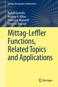 Abbildung von: Mittag-Leffler Functions, Related Topics and Applications - Springer