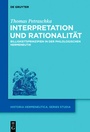 Cover: Interpretation und Rationalit&auml;t - De Gruyter