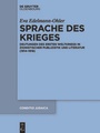 Bild: Sprache des Krieges - De Gruyter Oldenbourg