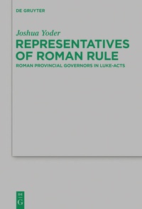 Enlarge image Cover: Representatives of Roman Rule - De Gruyter