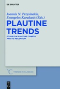 Cover: Plautine Trends - De Gruyter