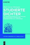 Cover: Studierte Dichter - De Gruyter