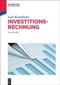 Cover: Investitionsrechnung - De Gruyter Oldenbourg