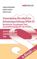 Cover: Verordnung Pers&ouml;nliche Schutzausr&uuml;stung (PSA-V) - &Ouml;GB Verlag