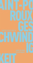 Cover: Geschwindigkeit - Matthes & Seitz Berlin