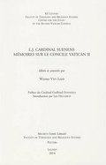 Cover: L.J. Cardinal Suenens, Memoires sur le Concile Vatican II - Peeters Publishers