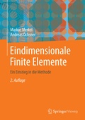 Cover: Eindimensionale Finite Elemente - Springer Vieweg