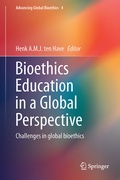 Cover: Bioethics Education in a Global Perspective - Springer
