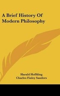 Cover: A Brief History Of Modern Philosophy - Kessinger Publishing
