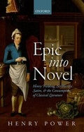 Cover: Epic into Novel - Oxford University Press