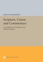 Cover: Scripture, Canon and Commentary - Princeton University Press