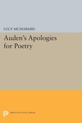 Cover: Auden's Apologies for Poetry - Princeton University Press