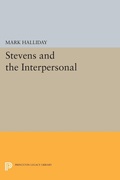 Cover: Stevens and the Interpersonal - Princeton University Press