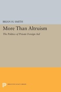 Cover: More Than Altruism - Princeton University Press