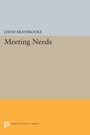 Cover: Meeting Needs - Princeton University Press