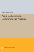 Cover: An Introduction to Combinatorial Analysis - Princeton University Press