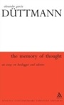 Cover: The Memory of Thought - Continuum Publishing Corporation