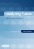 Cover: Analyzing Syntax - Cambridge University Press