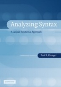 Enlarge image Cover: Analyzing Syntax - Cambridge University Press