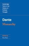 Cover: Dante: Monarchy - Cambridge University Press