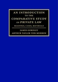 Cover: An Introduction to the Comparative Study of Private Law - Cambridge University Press