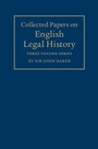 Cover: Collected Papers on English Legal History - Cambridge University Press