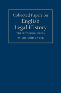 Enlarge image Cover: Collected Papers on English Legal History - Cambridge University Press