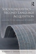 Cover: Sociolinguistics and Second Language Acquisition - Routledge