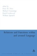 Cover: Relations and Functions within and around Language - Continuum Publishing Corporation