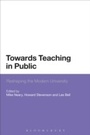 Cover: Towards Teaching in Public - Continuum Publishing Corporation