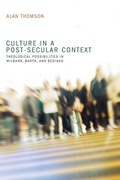 Cover: Culture in a Post-Secular Context - Wipf & Stock Publishers