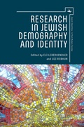 Cover: Research in Jewish Demography and Identity - Academic Studies Press