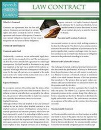 Abbildung von: Law Contracts (Speedy Study Guides - Speedy Publishing LLC