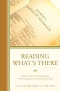 Cover: Reading What's There - University of Delaware Press
