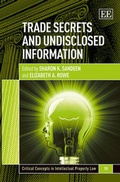 Cover: Trade Secrets and Undisclosed Information - Edward Elgar Publishing