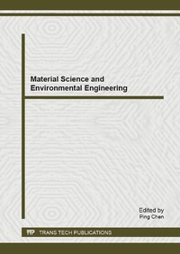 Enlarge image Cover: Material Science and Environmental Engineering - Trans Tech Publications Ltd
