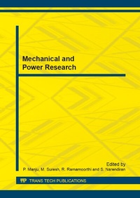 Enlarge image Cover: Mechanical and Power Research - Trans Tech Publications Ltd