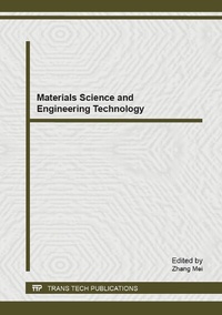 Enlarge image Cover: Materials Science and Engineering Technology - Trans Tech Publications Ltd