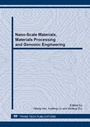 Cover: Nano-Scale Materials, Materials Processing and Genomic Engineering - Trans Tech Publications Ltd