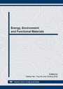Cover: Energy, Environment and Functional Materials - Trans Tech Publications Ltd