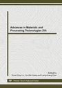 Cover: Advances in Materials and Processing Technologies XVI - Trans Tech Publications Ltd