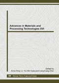 Cover: Advances in Materials and Processing Technologies XVI - Trans Tech Publications Ltd