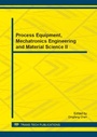Cover: Process Equipment, Mechatronics Engineering and Material Science II - Trans Tech Publications Ltd