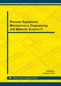 Enlarge image Cover: Process Equipment, Mechatronics Engineering and Material Science II - Trans Tech Publications Ltd