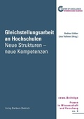 Cover: Gleichstellungsarbeit an Hochschulen - Verlag Barbara Budrich