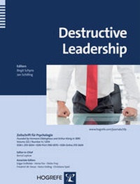Enlarge image Cover: Destructive Leadership - Hogrefe Publishing