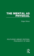 Cover: The Mental as Physical - Routledge