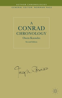 Abbildung von: A Conrad Chronology - Palgrave Macmillan