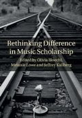 Cover: Rethinking Difference in Music Scholarship - Cambridge University Press